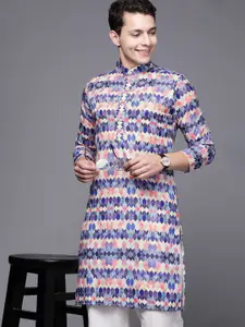 Indo Era Men Ethnic Motifs Printed Kurta