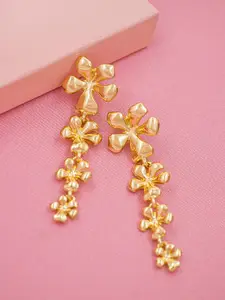 Bellofox Women Gold-Toned Contemporary Studs Earrings