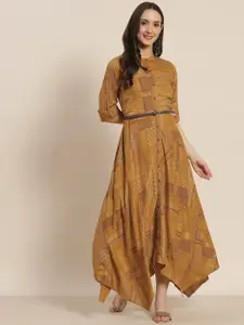 Juniper Women Printed Asymmetric Dress