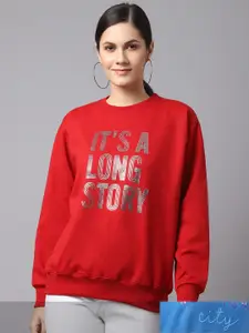 VIMAL JONNEY Women Pack Of 2 Printed Sweatshirt