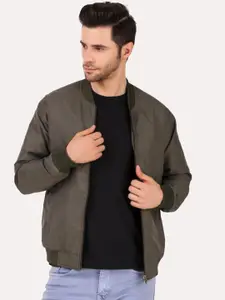 Leather Retail Men Green Lightweight Tailored Jacket