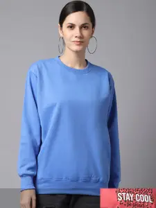 VIMAL JONNEY Pack Of 2 Women Blue & Pink Printed Sweatshirt