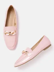 Van Heusen Woman Loafers With Chain Detail