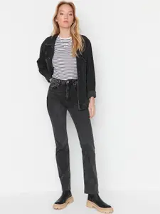 Trendyol Women Charcoal Jeans
