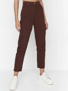 Trendyol Women Brown Cotton  Jeans