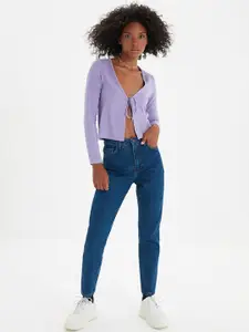 Trendyol Women Blue  Cotton Jeans
