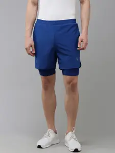 Van Heusen Flex Men Solid Mid-Rise Quick Dry Training Shorts