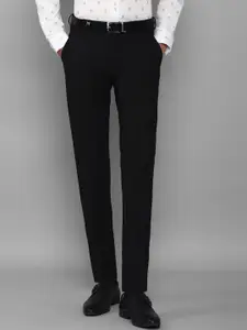 Louis Philippe Men Black Slim Fit Trousers