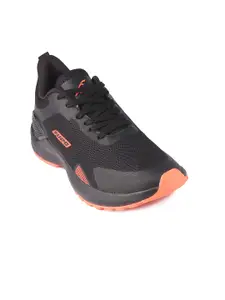FURO by Red Chief Men Black Mesh Running Non-Marking Shoes