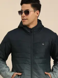 Being Human Men Ombre Hooded Padded Jacket