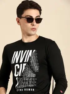 Being Human Clothing Men Typography Printed T-shirt