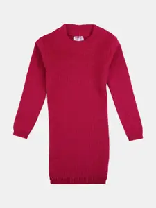 V-Mart Girls Fuchsia Sweatshirt
