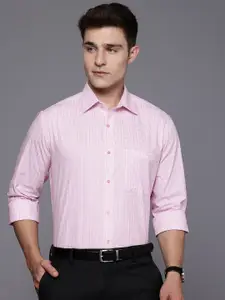 Raymond Pure Cotton Slim Fit Checked Formal Shirt