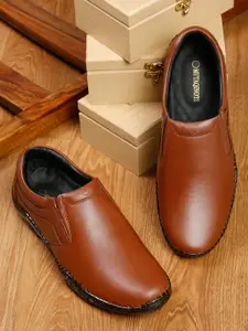 MUTAQINOTI Men Tan Formal Shoes