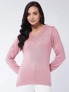 Modeve Women Pink Pullover