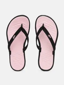 Puma Women Pink Daisy Thong Flip-Flops
