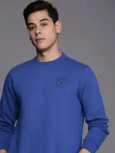 Allen Solly Men Blue Solid Sweatshirt