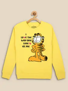 Kids Ville Garfield Printed Sweatshirt For Kids Girls