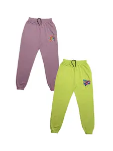 TINY HUG Boys Pack Of 2 Solid Joggers