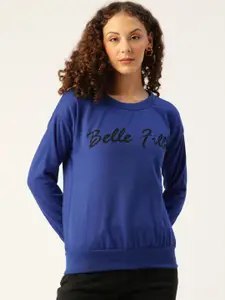 Belle Fille Women Printed Sweatshirt