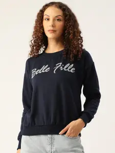 Belle Fille Women Printed Sweatshirt