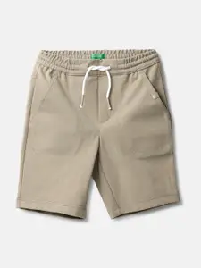 United Colors of Benetton Boys Beige Shorts