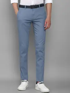 Louis Philippe Sport Men Blue Slim Fit Trousers