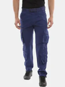 V-Mart V-Mart Men Blue Solid Track Pants