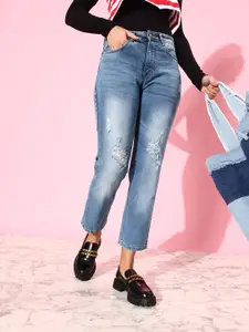 Kook N Keech Women High Rise Straight fit  Jeans