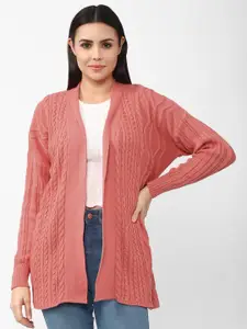 Van Heusen Woman Women Peach-Coloured Cable Knit