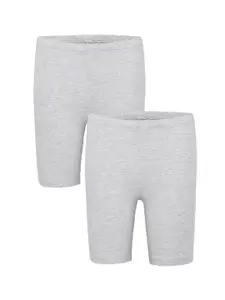 Charm n Cherish Girls Pack of 2 Melange Shorts