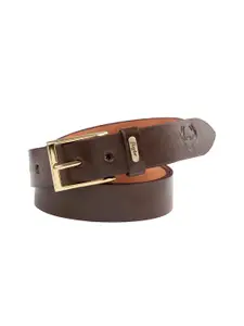 Flyer Men Brown Leather Formal Belt