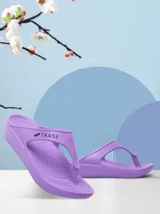 TRASE Women Purple Thong Flip-Flops
