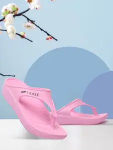 TRASE Women Pink Thong Flip-Flops