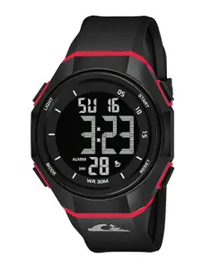 Shocknshop Men Black Dial & Black Straps Digital Multi Function Watch