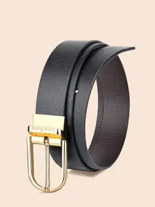LOUIS STITCH 
Men Italian Leather Textured Reversible Belt