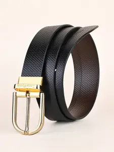LOUIS STITCH 
Men Italian Leather Textured Reversible Belt