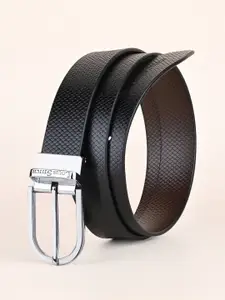 LOUIS STITCH 
Men Italian Leather Textured Reversible Belt