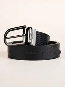 LOUIS STITCH 
Men Italian Leather Textured Reversible Belt