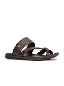 Bata comfit Men Brown PU Comfort Flats