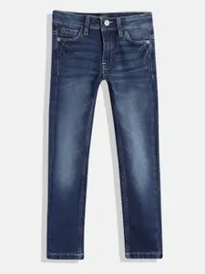 Allen Solly Junior Boys Skinny Fit Heavy Fade Stretchable Jeans