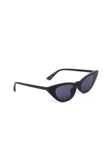 ALDO Women Black Lens & Black Cateye Sunglasses 683829454980
