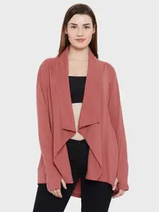 Hypernation Women Rust  Open Front Shrug