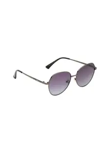 FEMINA FLAUNT Women Grey Lens & Gunmetal Butterfly Sunglasses FST 22418 C3-Violet-Grey