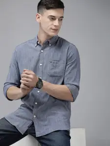 THE BEAR HOUSE Men Slim Fit Casual Shirt