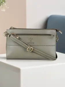 THE CLOWNFISH Priscilla Olive Green Two Fold Wallet