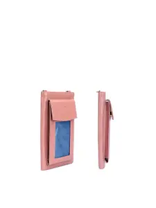THE CLOWNFISH Women Pink Two Fold Wallet