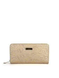 THE CLOWNFISH Donelle Donelle Leather Zip Around Wallet