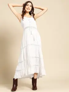 Sangria Tiered Maxi Dress