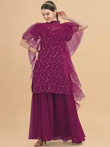 YOYO Fashion Embroidered Semi-Stitched Dress Material
